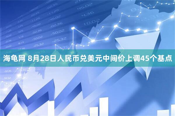 海龟网 8月28日人民币兑美元中间价上调45个基点