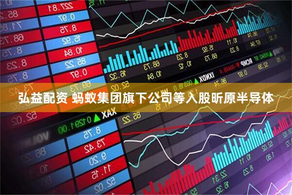 弘益配资 蚂蚁集团旗下公司等入股昕原半导体
