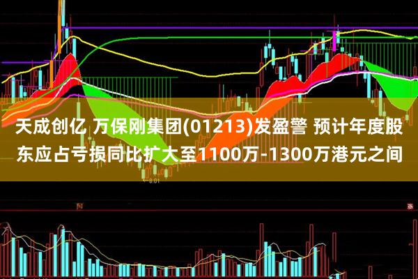 天成创亿 万保刚集团(01213)发盈警 预计年度股东应占亏损同比扩大至1100万-1300万港元之间